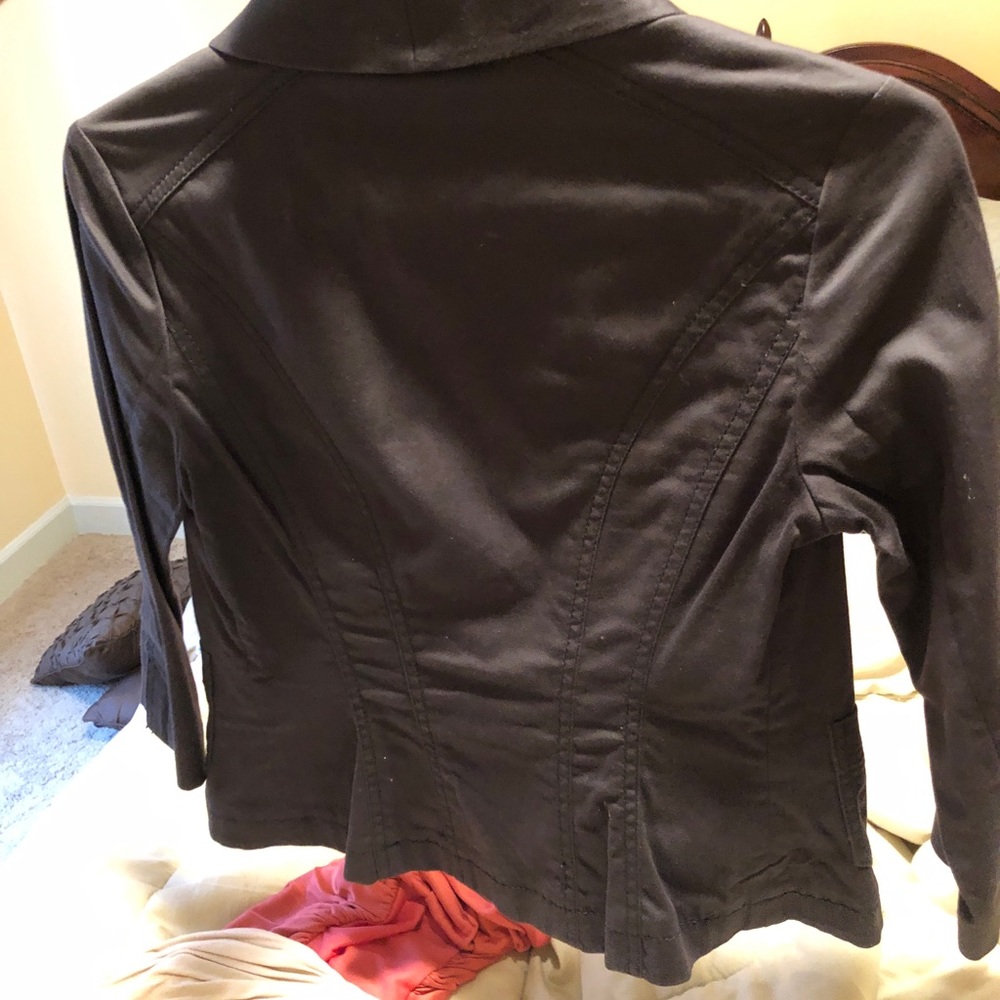 Express gray shirt blazer